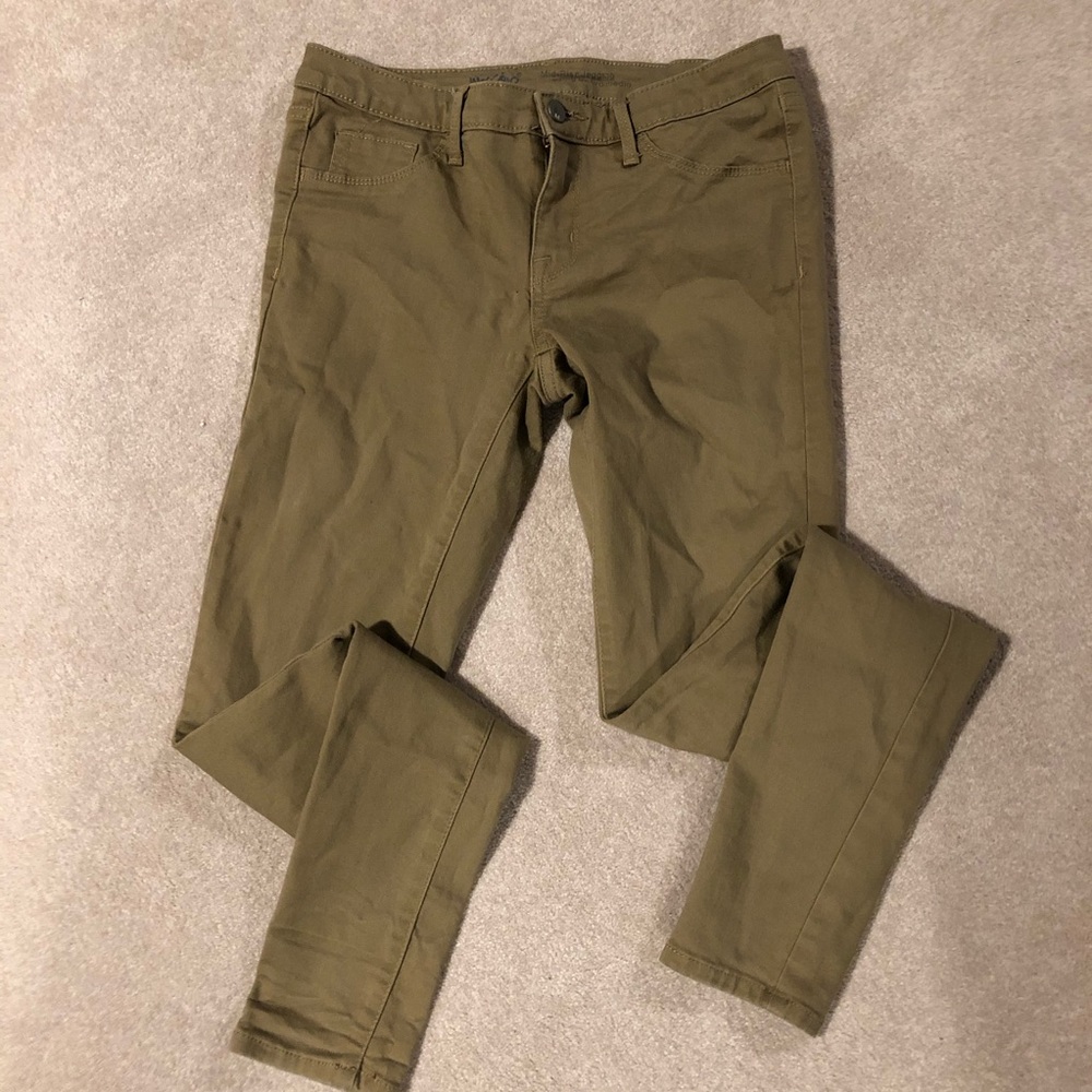 Khaki jeggings